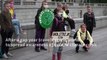 Greta Thunberg holds school strike outside Sweden parliament