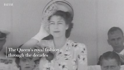 The Queen's royal fashion through the decades