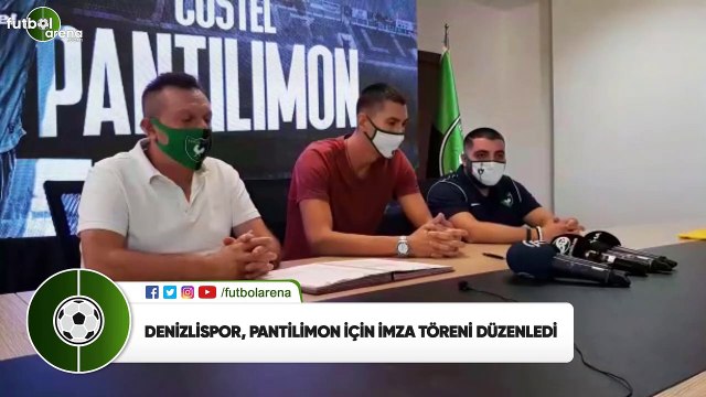 Denizlispor, Pantilimon için imza töreni düzenledi