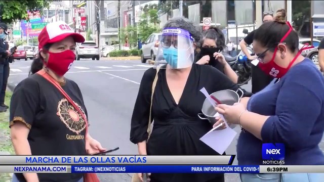 Realizan marcha de Las ollas vacías - Nex Noticias