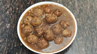 Chicken Manchurian Balls with Gravy - Tasty and Quick Chicken Manchurian - Non Vegetarian Rajwansh -