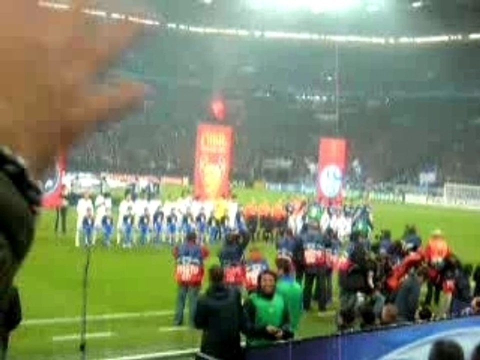 schalke - porto : rentree des joueurs sktiwi nachet