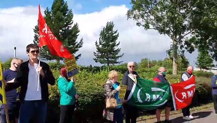 Glasgow workers protest the sacking of IKEA employee Richie Venton