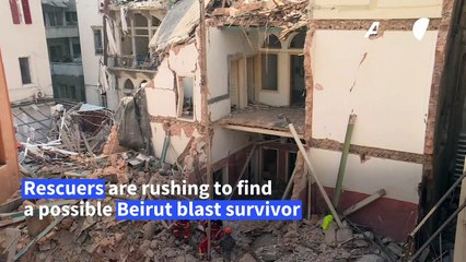 Rescuers search for survivor one month after Beirut blast