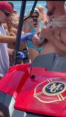 Nurse Shark Latches onto Man's Arm