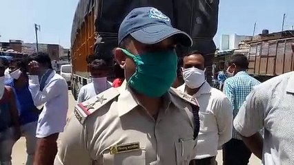 कोरोना को लेकर भानपुरा नगर में प्रशासन हुआ सक्रिय, हुई चालानी कारवाही