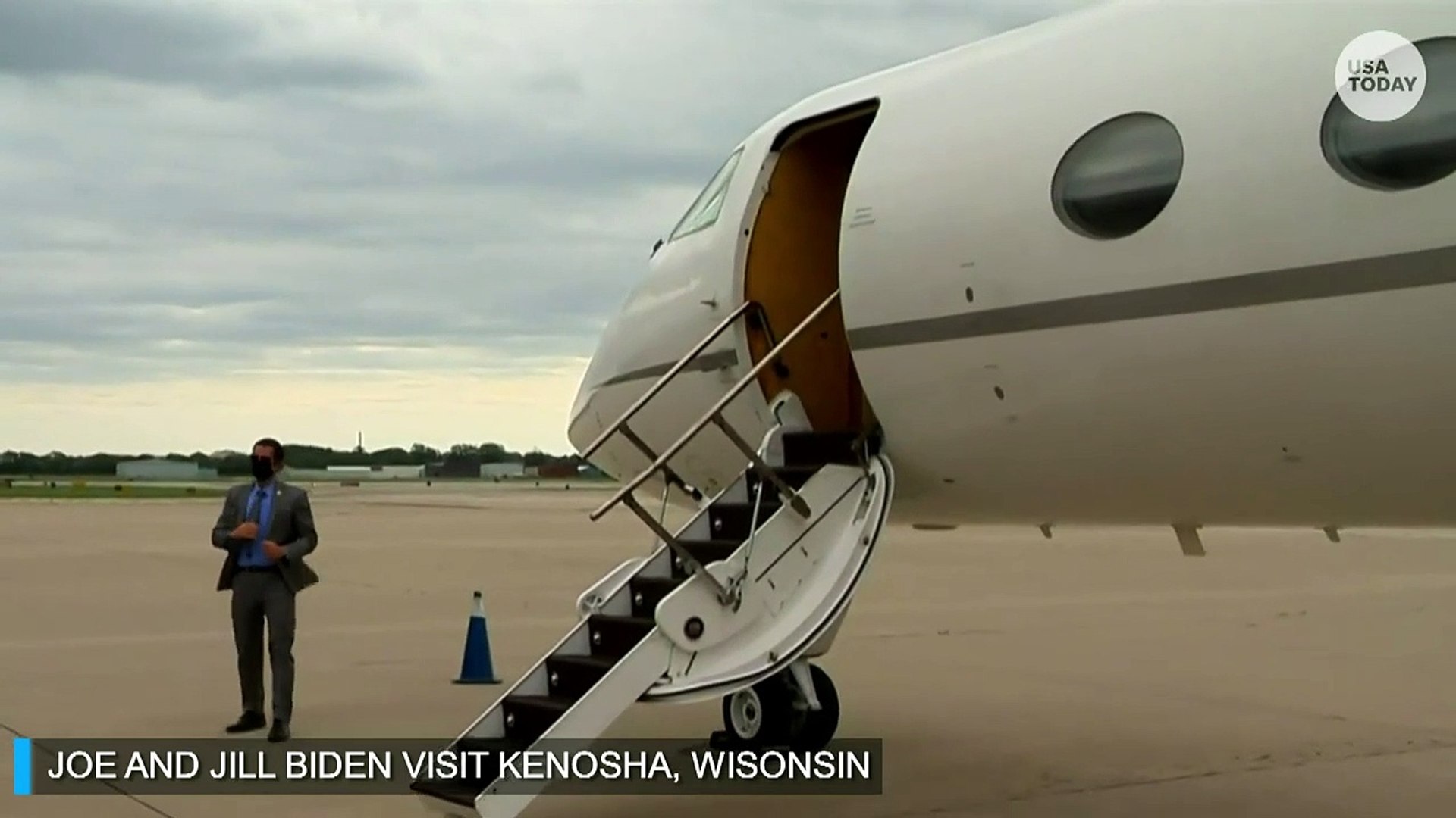 Joe Biden and Jill Biden visit Kenosha  USA TODAY