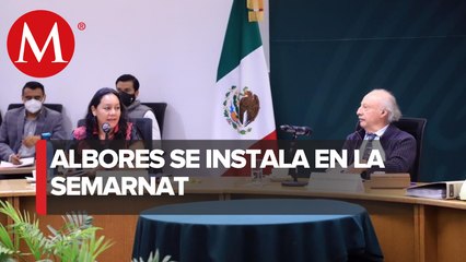Albores se instala en Semarnat; trabajará de la mano con estados, adelanta