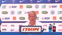 Deschamps : «Un contexte pesant et contraignant» - Foot - L. nations - Bleus