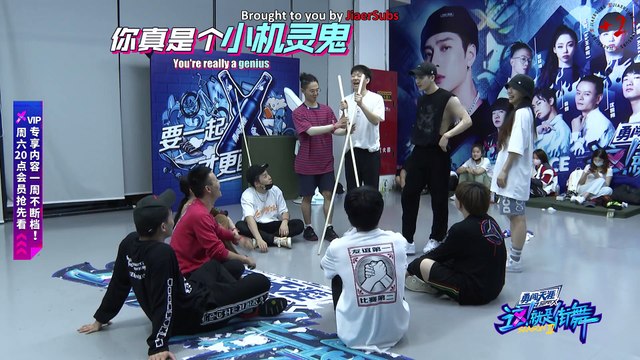 [EngSub] 200829 Jackson Wang Street Dance of China 3 - captain working hard during practice