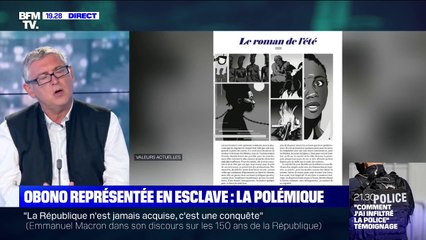 Michel Onfray sur Danièle Obono représentée en esclave: "Les gens ne savent plus ce qu'est l'ironie, l'esprit voltairien, l'humour, etc."