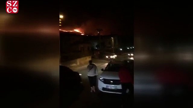 Yalova’da korkutan yangın! Alevler yerleşim yerlerini çevreledi