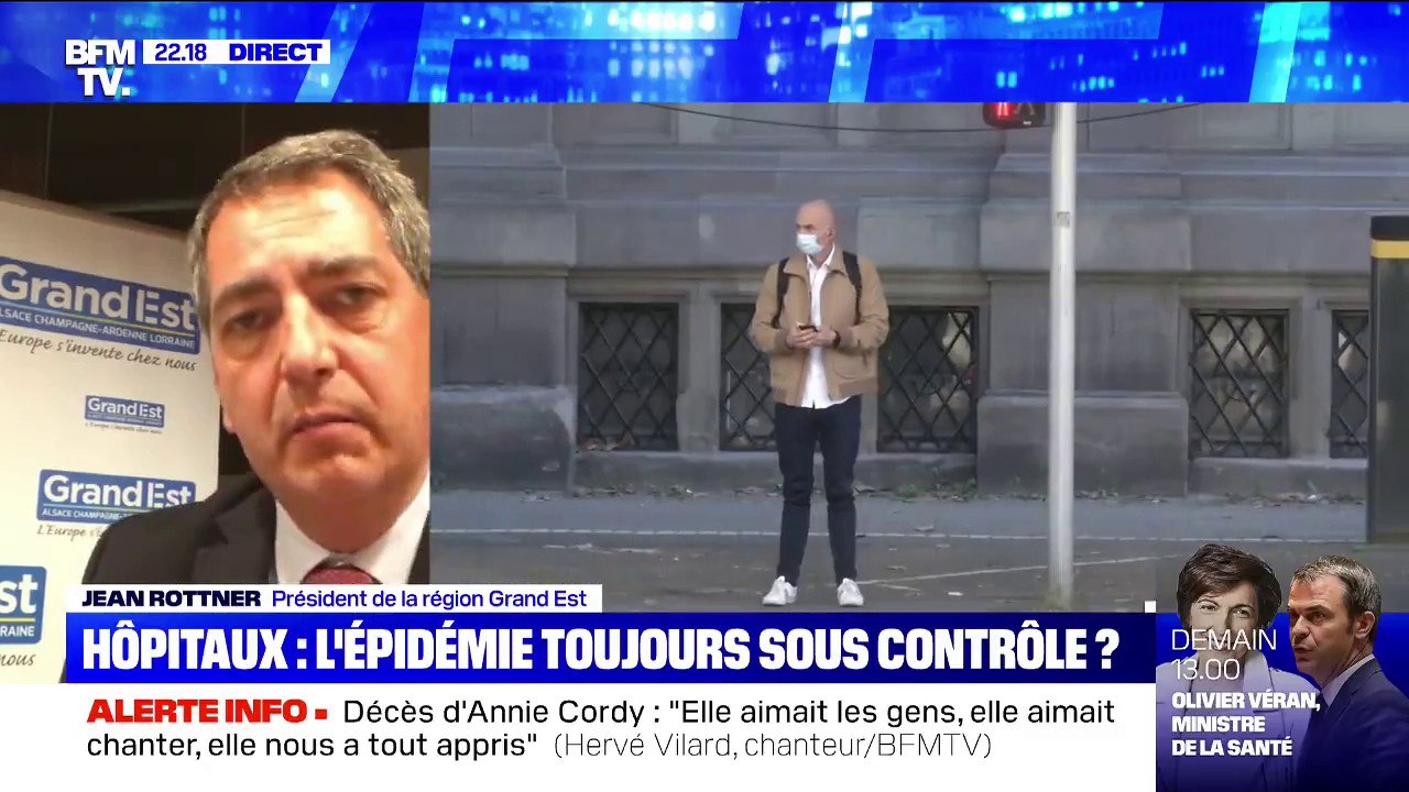 Jean Rottner: "Porter un masque, ce n'est pas un acte administratif mais avant tout un acte sanitaire"