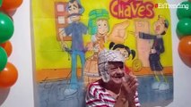 Anciano de 92 años celebró su cumpleaños con una fiesta temática de ‘El Chavo’