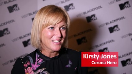 Kirsty Jones proud to be part of the Corona Heroes team turning on Blackpool Illuminations