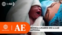 Verónica Linares dio a luz a la pequeña Antonia | América Espectáculos (HOY)