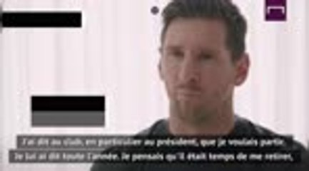 Transferts - Messi : "Je n'irai jamais en justice contre mon club de coeur"