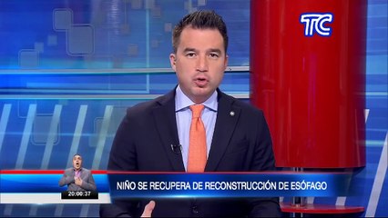 Niño que ingirió ácido pensando que era un jugo, se recupera tras reconstrucción de esófago