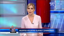 Se registraron algunas muertes violentas en Chimborazo y Guayas