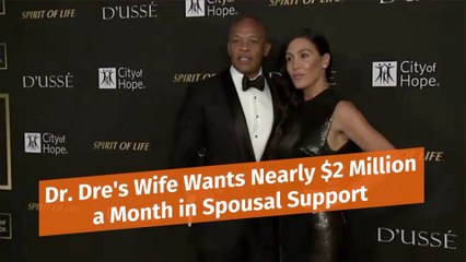 Dr. Dre's Wife Wants A Lot Of Money