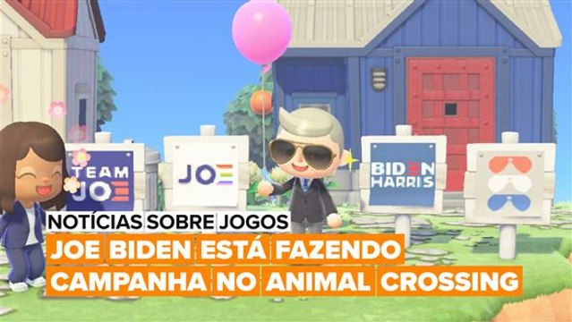 Você decoraria seu Animal Crossing com cartazes de Joe Biden?