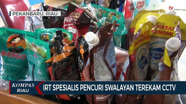 IRT Spesialis Pencuri Swalayan Terekam Kamera Pemantau