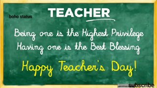 Teachers Day Whatsapp Status | Happy Teachers Day 2020 | Teachers Day Status