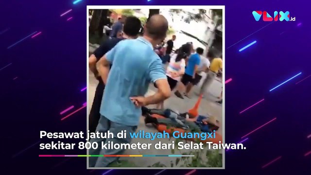 Jet Tempur China Sukhoi Su-35 Jatuh dan Terbakar di Taiwan