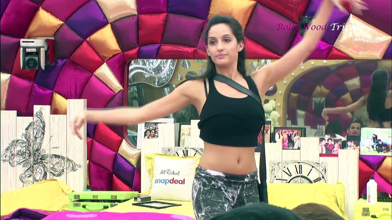 Nora Fatehi shows her Belly Dancing skills to the Bigg Boss contestant | Bigg Boss 9