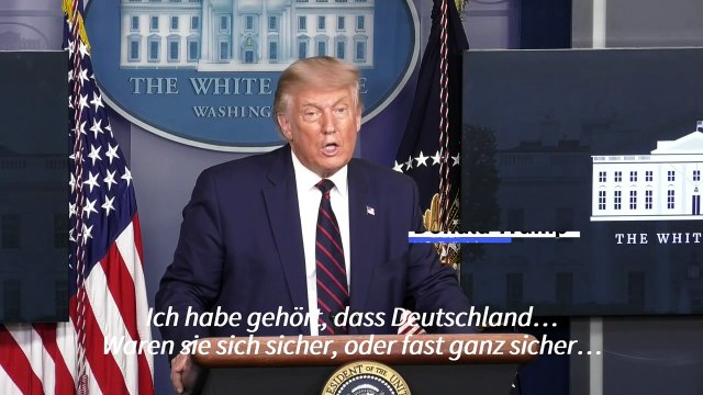 Trump: Haben noch keine Beweise für Nawalny-Vergiftung gesehen