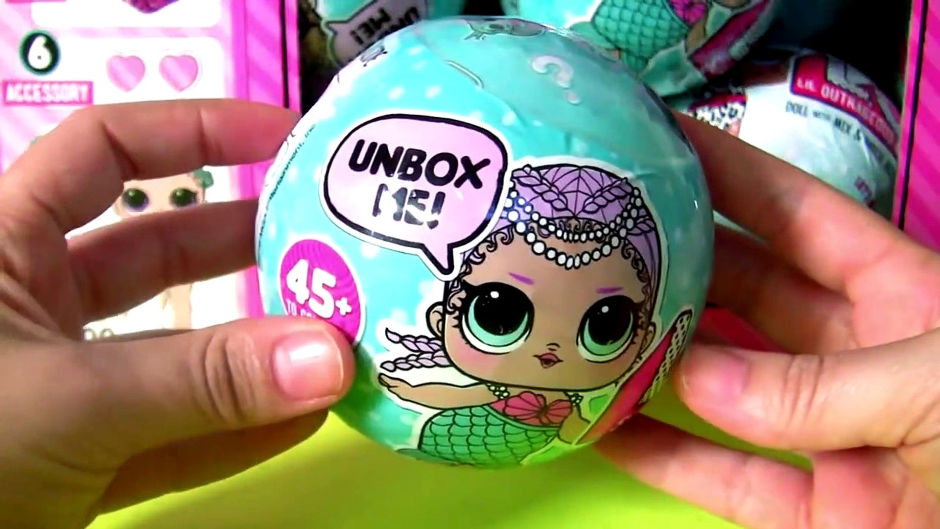 Color Changing LOL Dolls Mermaids Wave 2 L.O.L. Surprise Dolls Series 2 by FUNTOYS COLLECTOR