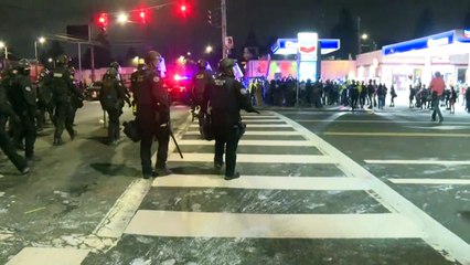 Portland: 100e nuit de manifestation contre le racisme à Portland