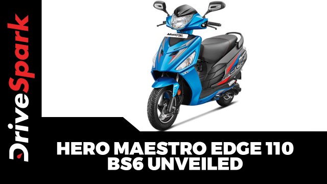 Hero Maestro Edge 110 BS6 Unveiled