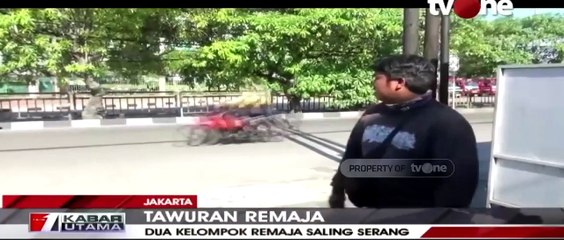 Pecahan Kaca, Dua Kelompok Remaja Terlibat Tawuran
