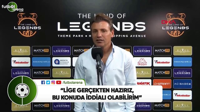 Tamer Tuna: Lige gerçekten hazırız, bu konuda iddialı olabilirim