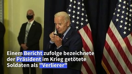 Biden: Trumps Bemerkungen über Soldaten sind "krank"