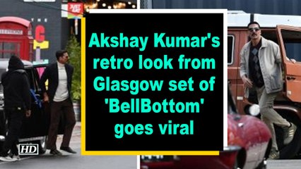 Akshay Kumar's retro look from Glasgow set of 'BellBottom' goes viral