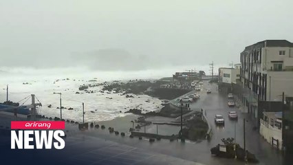 Download Video: Typhoon Haishen shifts its trajectory, heads north past the East Sea