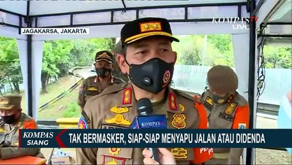 Tak Bermasker, Siap-Siap Menyapu Jalan atau Denda