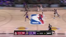LeBron ferociously swats away shot attempt