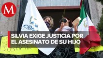 Silvia Castillo sigue en protesta, feministas mantienen toma de oficinas de CNDH