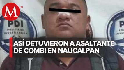 Gracias a GPS de celular, autoridades ubican el domicilio de hombre que asaltó combi en Naucalpan