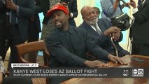 Kanye West loses Arizona ballot fight