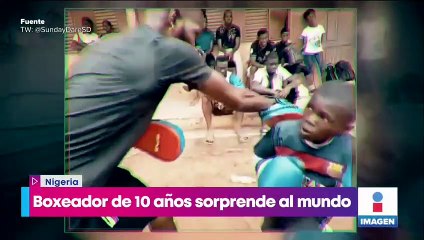 ¡Boxeador de 10 años sorprende al mundo con su talento!