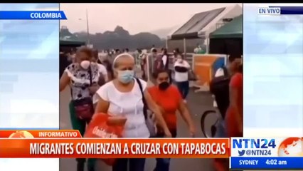 Colombia promueve uso de mascarillas en frontera por emergencia de coronavirus