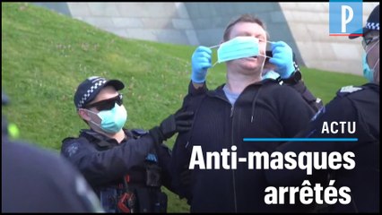 Australie : les anti-masques défient les forces de l’ordre
