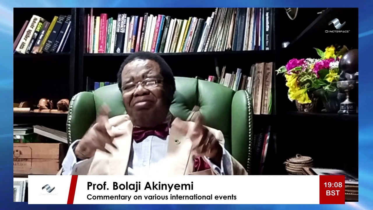 Prof. Bolaji Akinyemi pays glowing tribute to Chadwick Boseman. He says, "We are Africans and prepared to be called Africans.  Africa forever!”