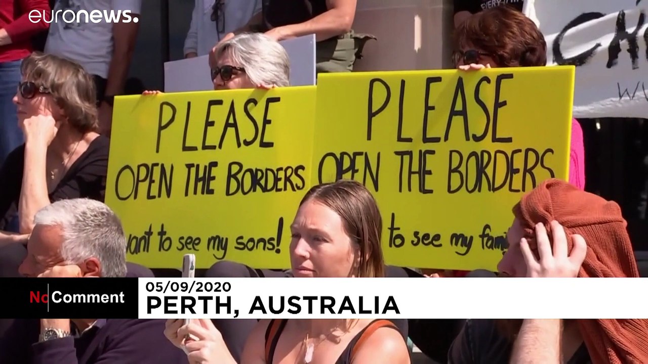 Randale gegen Lockdown in Australien am 'Freedom Day'