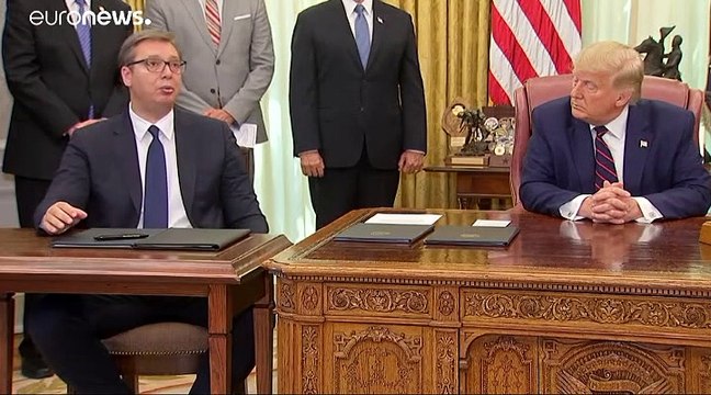 Serbia and Kosovo agree to closer economic ties in US-brokered deal