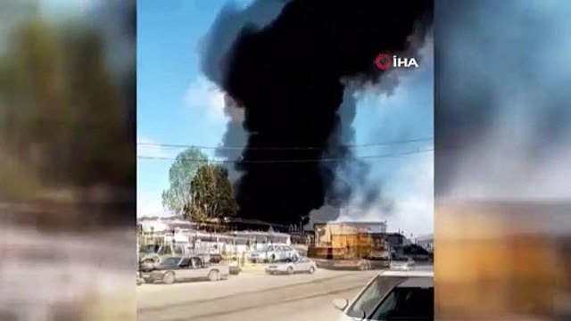 Bursa’da geri dönüşüm tesisinde yangın